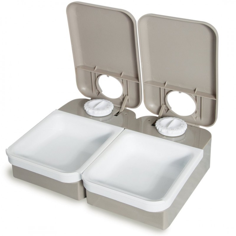 PetSafe Eatwell 2 Meal Pet Feader автоматическая кормушка для собак и кошек, двойная PetSafe Eatwell 2 Meal Pet Feader автоматическая кормушка для собак и кошек, двойная